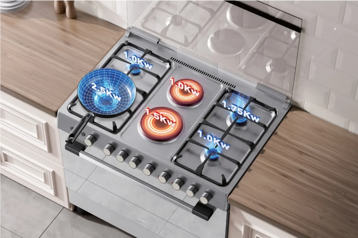 MIDEA GAS COOKER 4G028-I