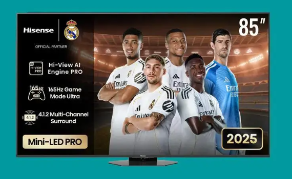 Hisense TV ULED 85 Inch U8Q 4K Smart Mini-LED 165Hz VRR Gaming TV
