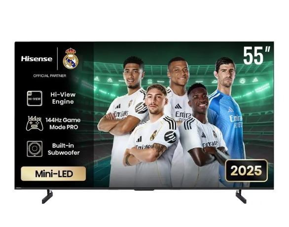 Hisense TV ULED 55 Inch U7Q 4K Smart MINI LED TV 55U7QF