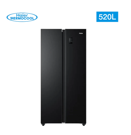 Haier Thermocool HRF-520IBS BLK 520 Litres Side By Side Refrigerator