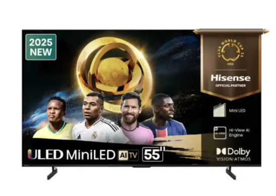 Hisense TV ULED 55 Inch U6Q 4K Smart Mini LED TV 55U6Q