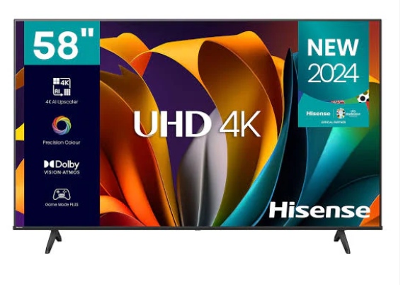 Hisense 58" UHD 4K SMART TV 58A6N