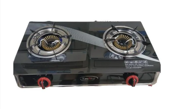 Kenstar Glass Top 2-Burner Gas Stove, KS-TTC210BGI