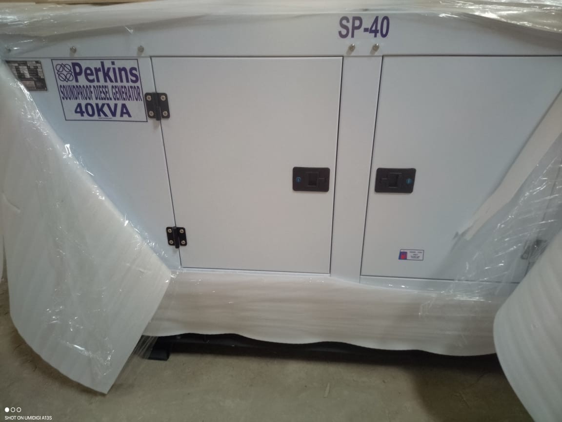 40KVA PERKINS SOUND PROOF DIESEL GENERATOR