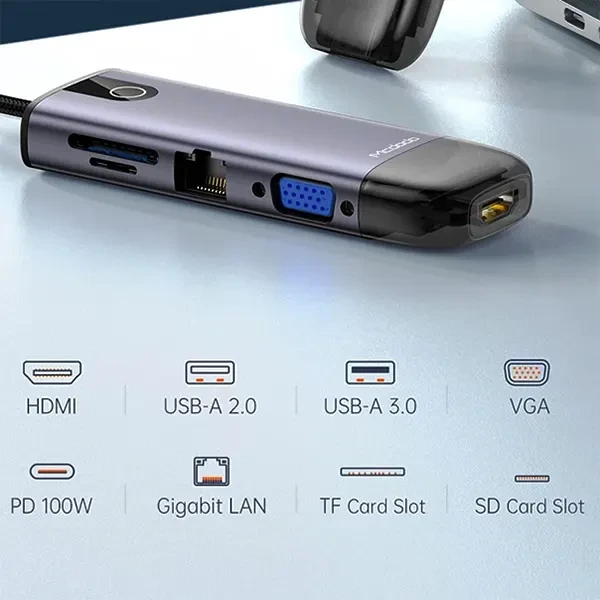 MC DODO 10 IN 1 USB HUB (HU-742)