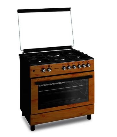 Maxi 60*90 (4+2) Burner Gas Cooker Wood