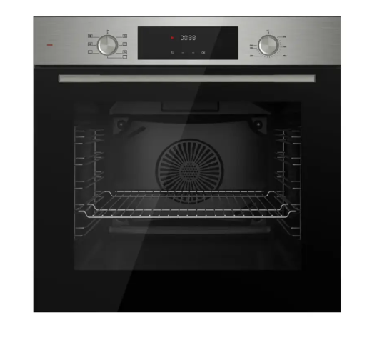 Maxi Electric Built-in Oven 60CM (QBP7SSD) Black & Stainless Steel