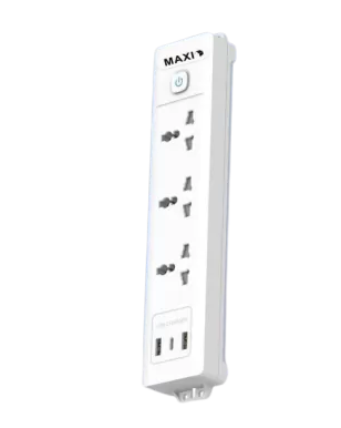 MAXI EXT1K3U3-PS MAXI EXTENSION 3 OUTLET USB