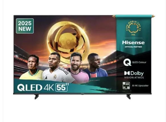 Hisense 55 Inch QLED 4K Smart TV WITH Quantum high colour 55Q6Q