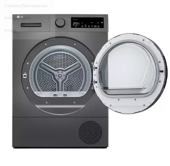 LG 8kg Dryer LED display Drum light Low noise Sensor dry - 80T2SP7RM-RH