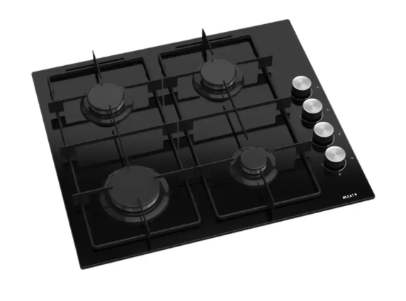 Maxi Tabletop 4 Burners Black