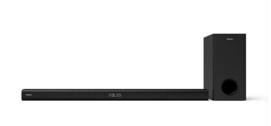 Hisense 2.1ch 200W Soundbar Wall Mountable with wireless Subwoofer AUD 218