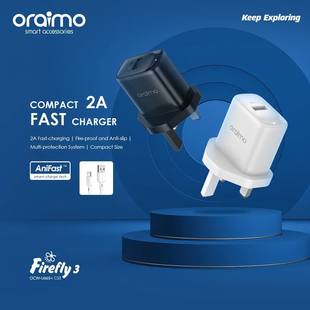 ORAIMO 2A FAST CHARGER FIREFLY 3 OCW-U66