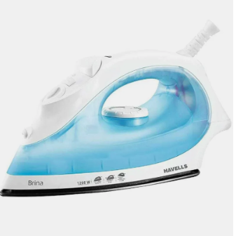 HAVELLS BRINA STEAM IRON 1200 W Garment Steamer (Blue, White)