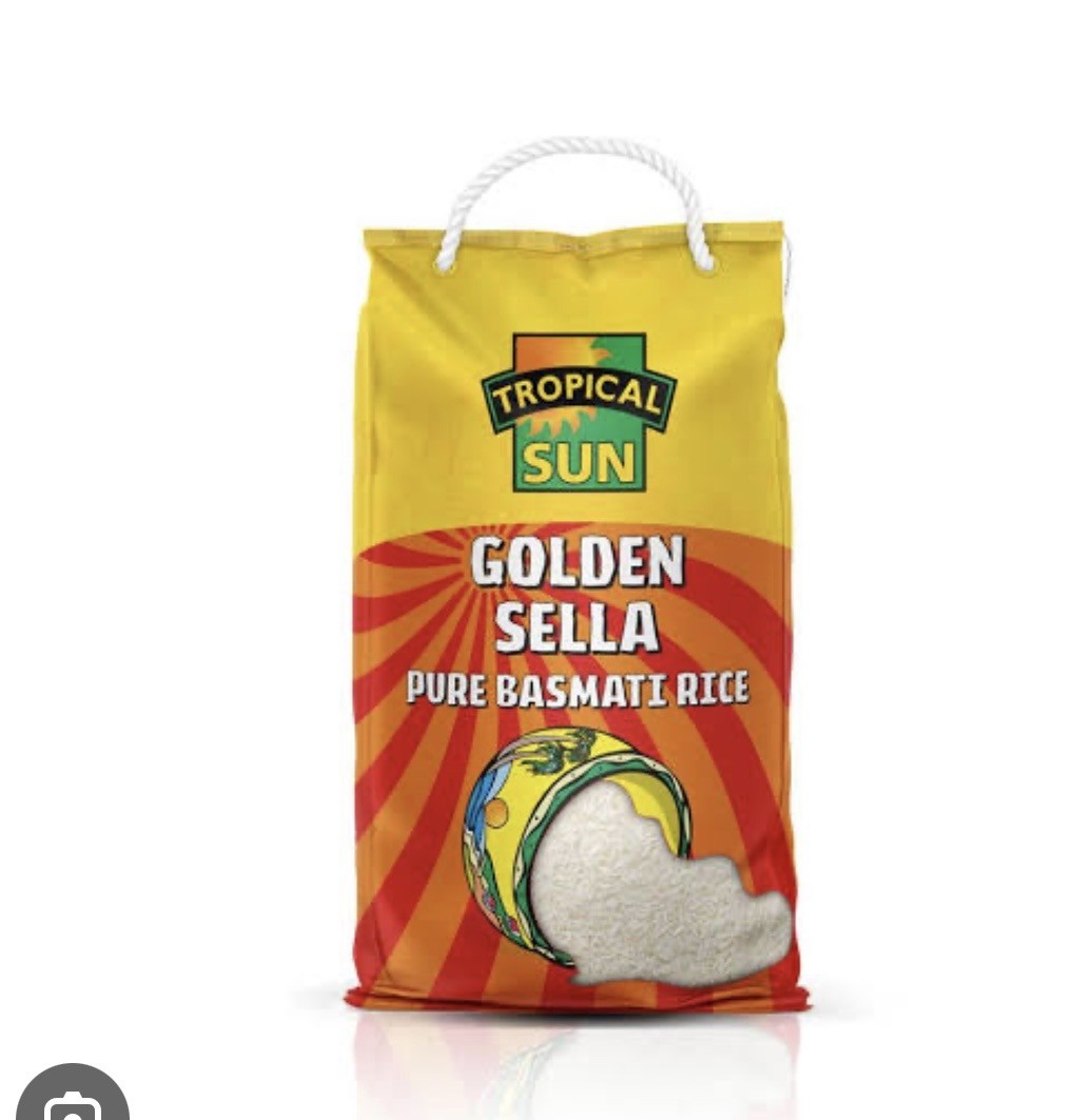 Tropical sun golden sella basmatic rice 5kg