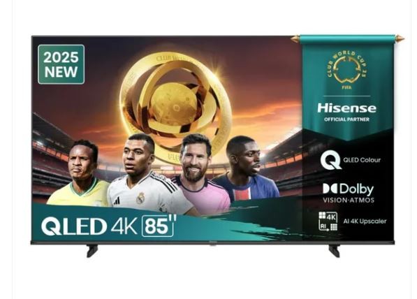 Hisense 85 inches QLED 4K Smart With Quantum Dot Colour TV 85Q6Q