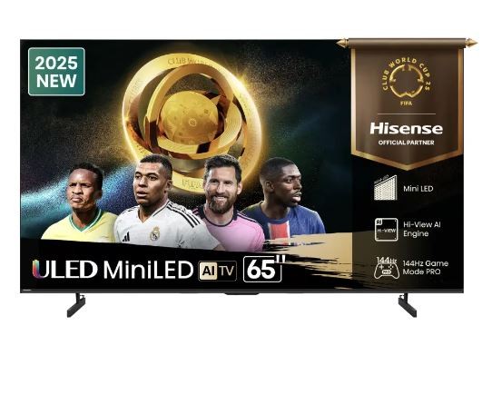 Hisense TV ULED 65 Inch U7Q 4K Smart TV Mini-LED 144Hz VRR QLED Gaming TV