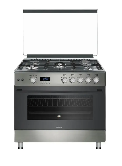 Maxi Gas Cooker 60x90 CM (5) Burners Shine Line Grey (FK962DGD)