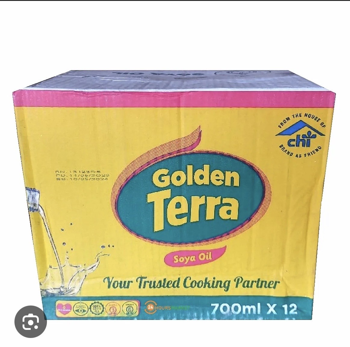 Golden Terra soya oil (700ml)