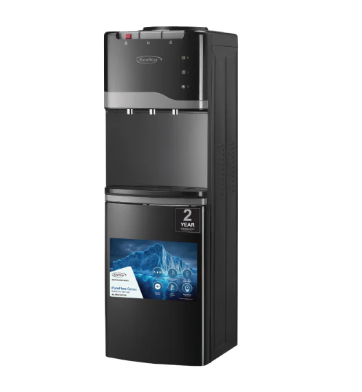 Kenstar 3-Tap Top-Loading Water Dispenser with Storage Cabinet - KS-WD3120TCB