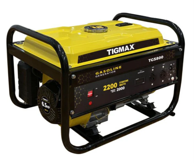 Tigmax 2.0kva manual Generator- TG5800