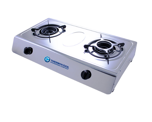 HAIER THERMOCOOL TEC 2 HOB TABLE BURNER (TGC-2SA STAINLESS DUO)