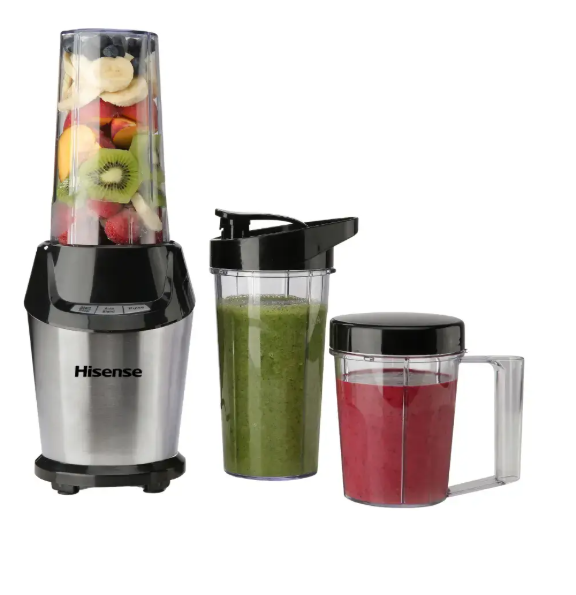 Hisense 1000W Blender with 3 Jugs | HISBLE1000BK-HBN