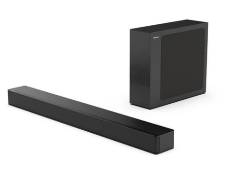 Hisense 2.1 Ch 240 Watts Sound Bar Wall Bracket Radio FM AUD 2100 HS-FM