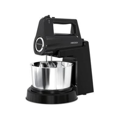 Maxi Standing Kitchen Mixer with Bowl 400 Watt Black - MAXIMIXER0293A
