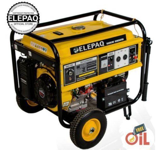 Elepaq Constant SV28000E2 12KVA Key Starter 100% Copper Coil Generator