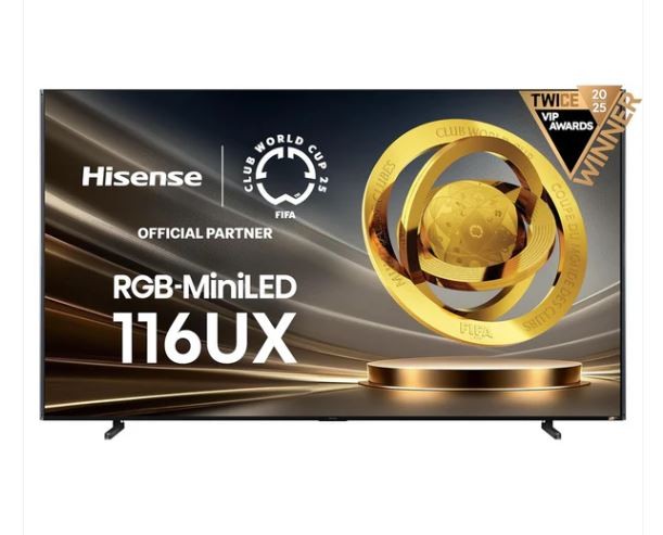 Hisense TV ULED 116 Inch UX 4K Smart RGB-MiniLED TV