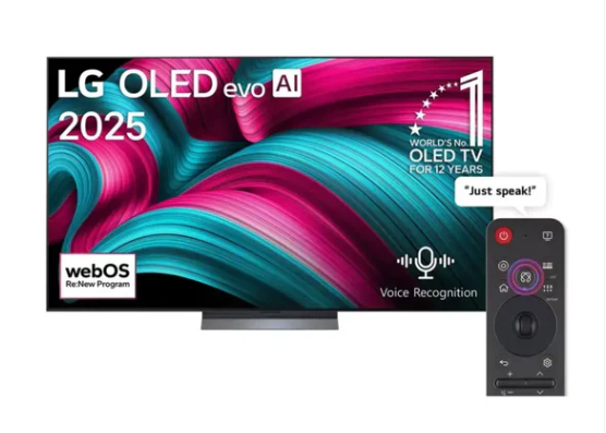 LG TV OLED 77 Inch C5 4K Smart TV AI Magic remote Dolby Vision webOS25 2025 TV77C56