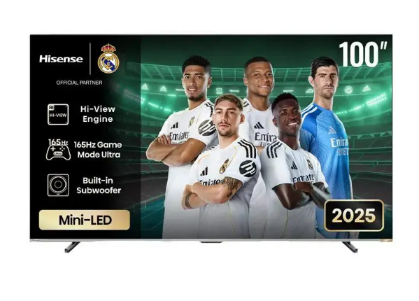 Hisense TV ULED 100 Inch U7Q 4K Smart MINI LED VRR Gaming TV
