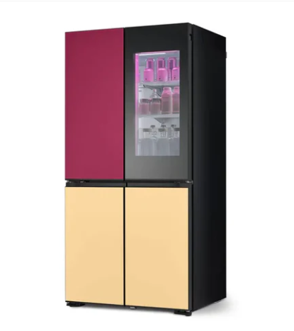 LG Cross Door Refrigerator 671 Liters InstaView MoodUP® REF24FDMMB-A