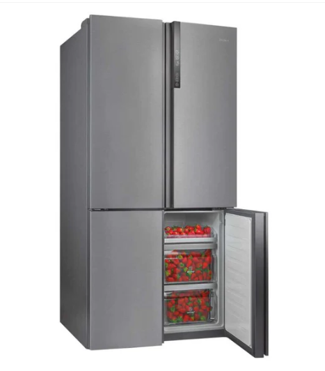 Haier Thermocool HTF-610DM7(UK) 515liters Side By Side Refrigerator Silver