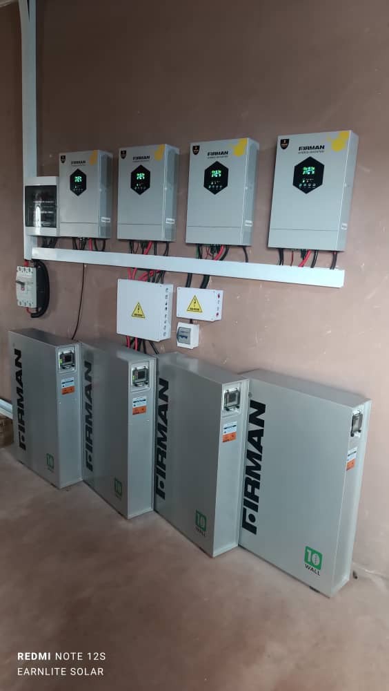 22KW FIRMAN INVERTER AND SOLAR SYSTEM