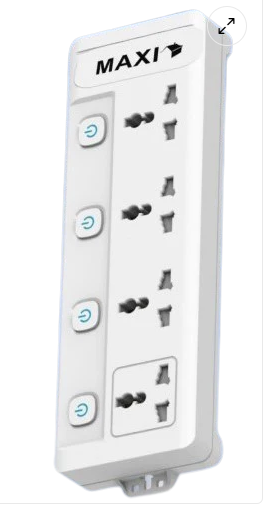 MAXIEXT4K4-PS MAXI EXTENSION 4 OUTLET SWITCH
