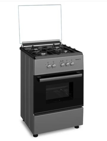 Maxi 60*60 4 Burner Gas Cooker Basic Black Gray