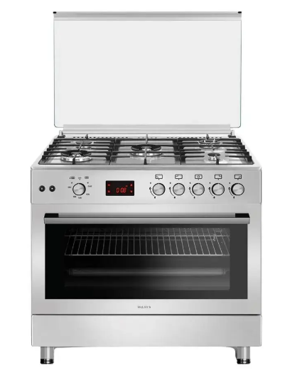 Maxi Gas Cooker 60x90 CM (5) Burners Shine Line Inox (FK963DSS)
