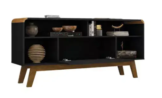 Maxi Lazuli TV Stand 136CM (Black Matte)