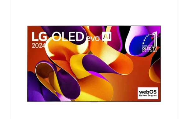 LG TV 83 Inch OLED evo + Brightness Booster Max WebOs/Think AI, SMART, 4 HDMI,3 USB, AV,Free Wall Bracket,No Base Stand,2025 G56LA