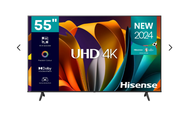 HISENSE 55″ UHD 4K SMART TV – 55A6N