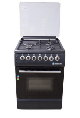 Haier Thermocool Standing Gas Cooker with 3 Gas Burners+ 1 Hot plate | My Diva 603G1E OG-6831 BLK