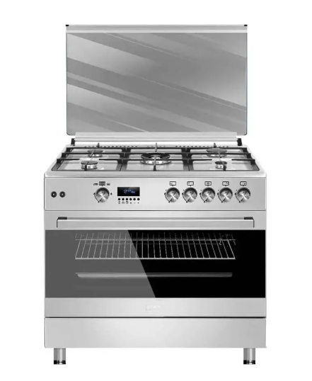 Maxi Gas Cooker 60x90 CM (5) Burners Shine Line Inox (FK962DSS)