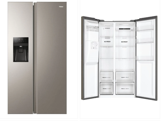Haier Thermocool HSR3918FIMP(UK) 515liters Side By Side Refrigerator