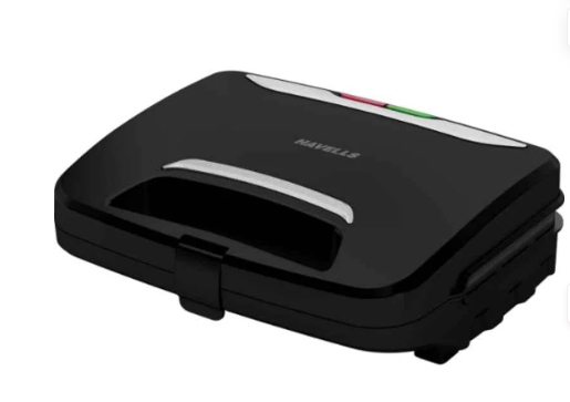 Havells Big Fill Crustino 900W ABS Black Sandwich Toaster with LED Indicator